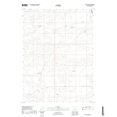 2017 Map of Double L Ranch, 2017 Print