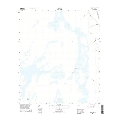 2014 Map of Double Lakes, 2014 Print