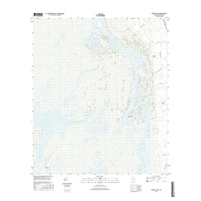2017 Map of Double Lakes, 2017 Print