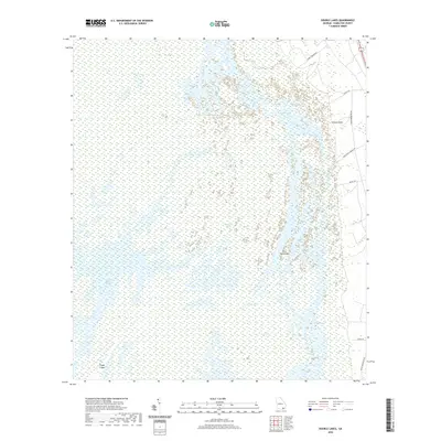 2020 Map of Double Lakes, 2020 Print