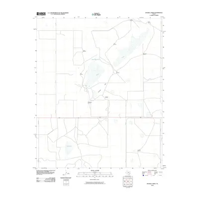 2010 Map of Double Lakes, 2010 Print