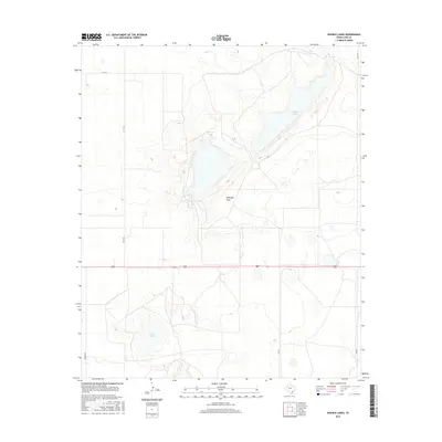 2016 Map of Double Lakes, 2016 Print