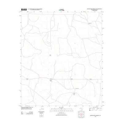 2012 Map of Double Mill Draw NE, 2012 Print