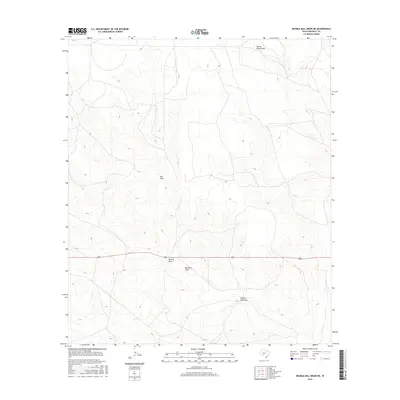2016 Map of Double Mill Draw NE, 2016 Print