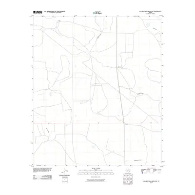 2010 Map of Double Mill Draw NW, 2010 Print