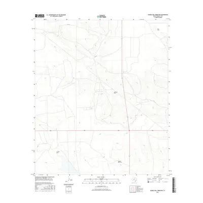 2016 Map of Double Mill Draw NW, 2016 Print