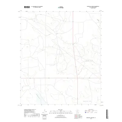 2019 Map of Double Mill Draw NW, 2019 Print