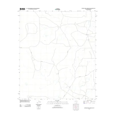 2012 Map of Double Mill Draw SE, 2012 Print