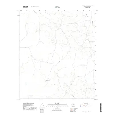 2019 Map of Double Mill Draw SE, 2019 Print