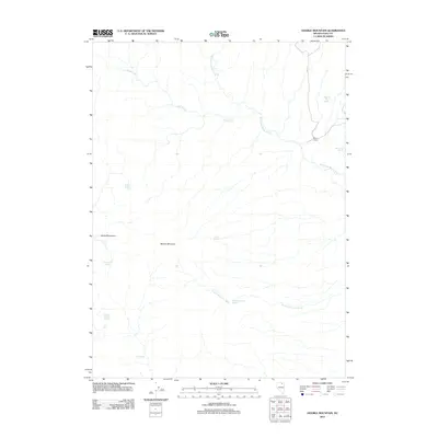 2012 Map of Double Mountain, 2012 Print