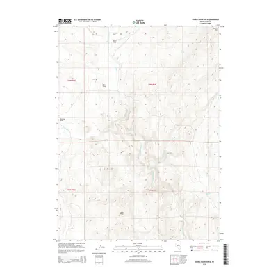 2014 Map of Double Mountain SE, 2014 Print