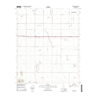 2014 Map of Double Peak, 2014 Print