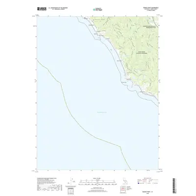 2018 Map of Double Point, 2018 Print