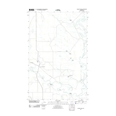 2011 Map of Double S Hill, 2011 Print
