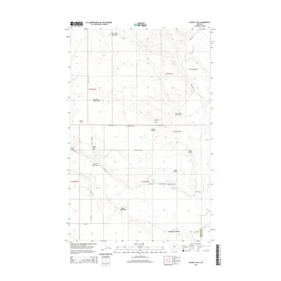 2014 Map of Double S Hill, 2014 Print