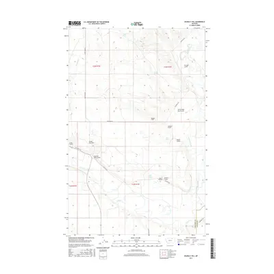 2017 Map of Double S Hill, 2017 Print