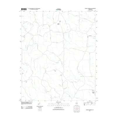 2012 Map of Double Springs, 2012 Print