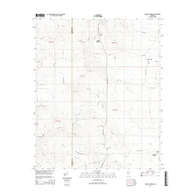 2015 Map of Double Springs, 2015 Print