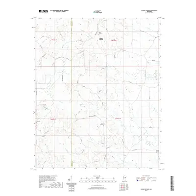 2020 Map of Double Springs, 2020 Print