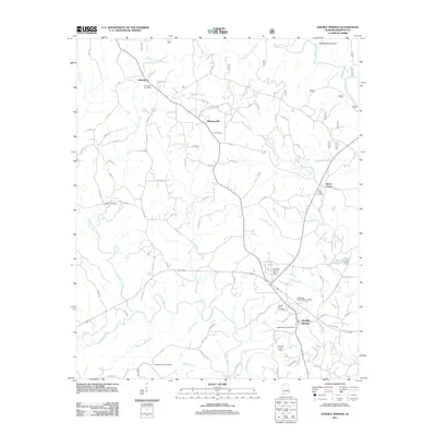 2011 Map of Double Springs, 2011 Print
