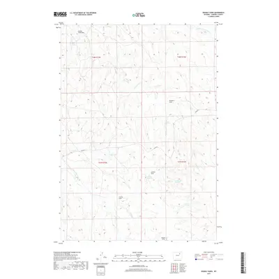 2017 Map of Double Tanks, 2017 Print