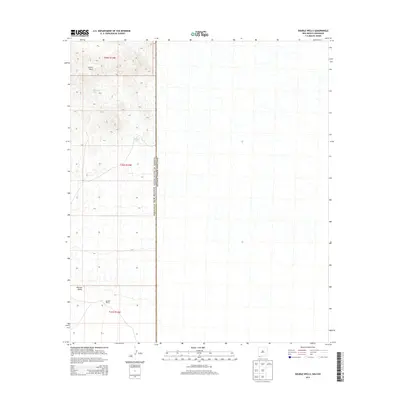 2013 Map of Double Wells, 2013 Print