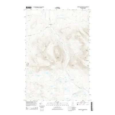 2014 Map of Doubletop Mountain, 2014 Print