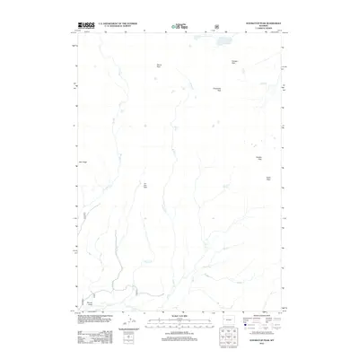 2012 Map of Doubletop Peak, 2012 Print