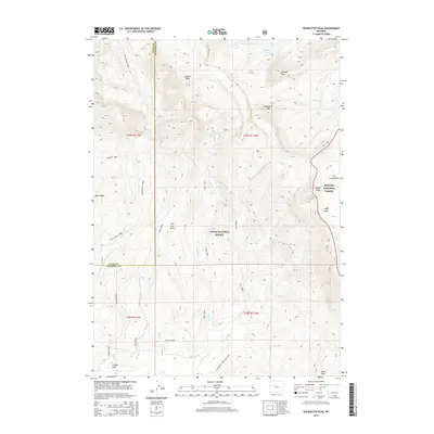 2015 Map of Doubletop Peak, 2015 Print