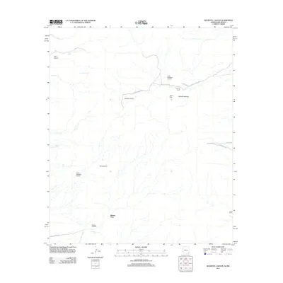 2011 Map of Doubtful Canyon, 2011 Print