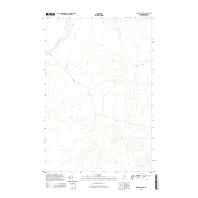 2014 Map of Doucie Brook, 2014 Print