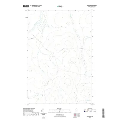 2018 Map of Doucie Brook, 2018 Print