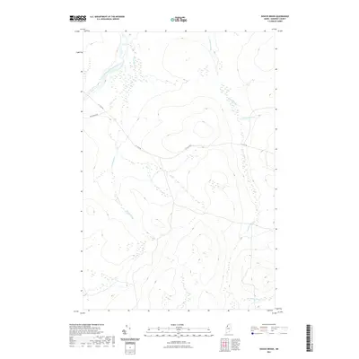2021 Map of Doucie Brook, 2021 Print