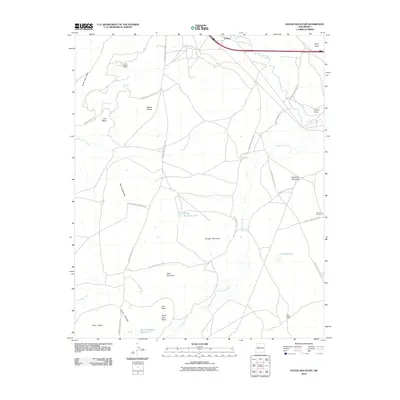 2010 Map of Dough Mountain, 2010 Print