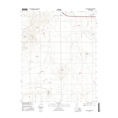 2017 Map of Dough Mountain, 2017 Print