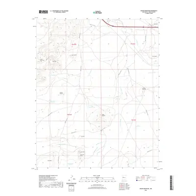 2020 Map of Dough Mountain, 2020 Print