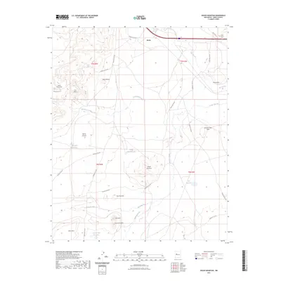 2023 Map of Dough Mountain, 2023 Print
