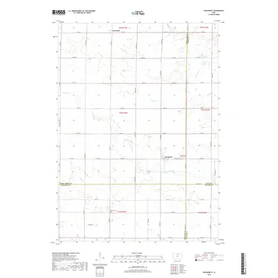 2018 Map of Dougherty, 2018 Print