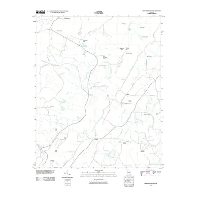2011 Map of Dougherty Gap, 2011 Print