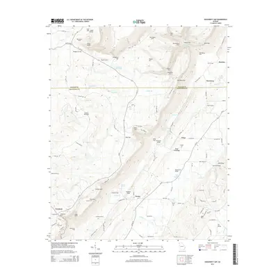 2014 Map of Dougherty Gap, 2014 Print