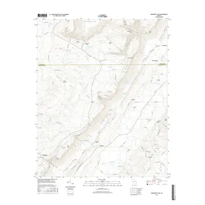 2017 Map of Dougherty Gap, 2017 Print