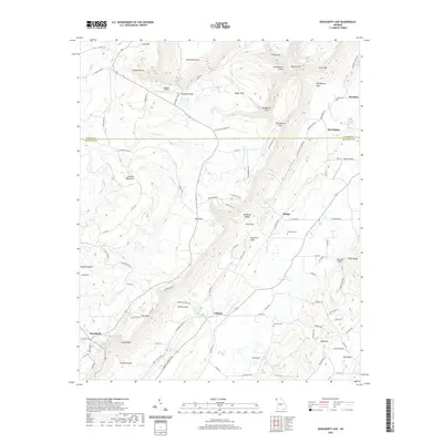 2020 Map of Dougherty Gap, 2020 Print