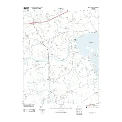 2010 Map of Douglas Dam, 2010 Print
