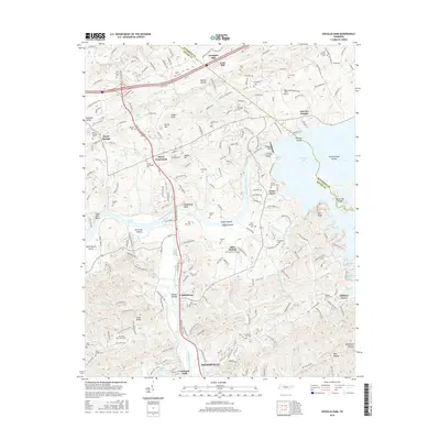 2016 Map of Douglas Dam, 2016 Print