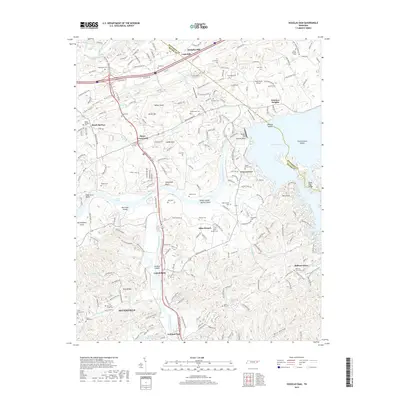 2019 Map of Douglas Dam, 2019 Print