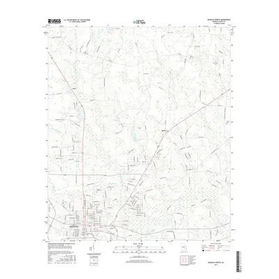 2017 Map of Douglas North, 2017 Print