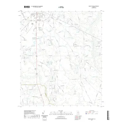 2020 Map of Douglas South, 2020 Print