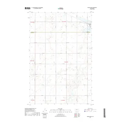2018 Map of Douglas West, 2018 Print