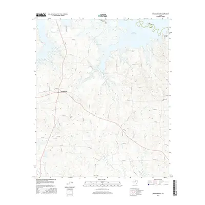 2016 Map of Douglassville, 2016 Print