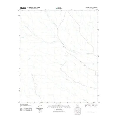 2011 Map of Dourine Canyon, 2011 Print
